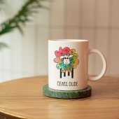 Cute Mouton Pun Cewing Mur Mug