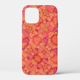 Cute mozaïek harten ontwerp iPhone 12 mini hoesje