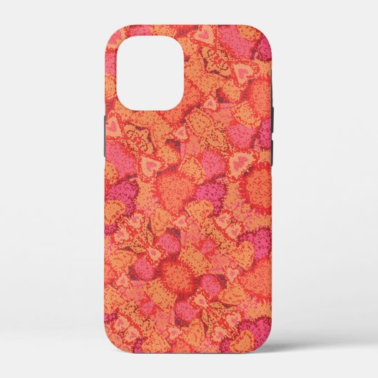Cute mozaïek harten ontwerp Case-Mate iPhone case (Achterkant)