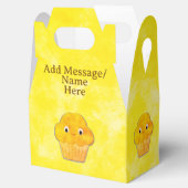 Cute Muffin Drawing Custom Name Bedankdoosjes (Geopend)