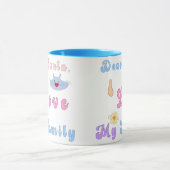 Cute Mug | Cher Père Noël, j'aime ma famille (Centre)