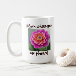 Cute Mug Design Flower Koffiemok