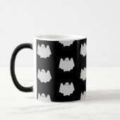 Cute Mug Halloween - Motif fantôme noir et blanc (Gauche)