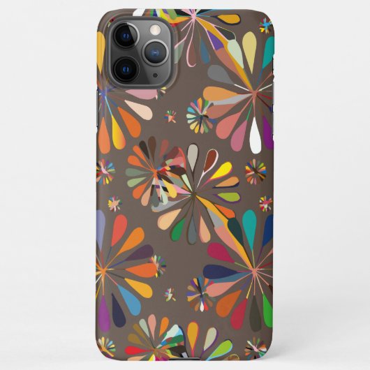 Cute Multi-Color-bloemen iPhone Hoesje (Achterkant)