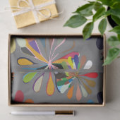 Cute Multi-Color-bloemen Tissuepapier (Geschenk)