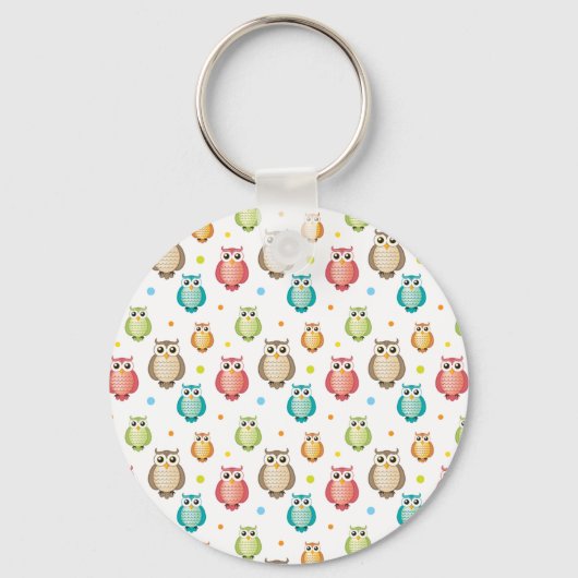 Cute Multicolor Ownership Pattern Sleutelhanger (Voorkant)