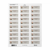 Cute Mushroom Address Label (Full Sheet)