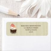 Cute Mushroom Address Label (Insitu)