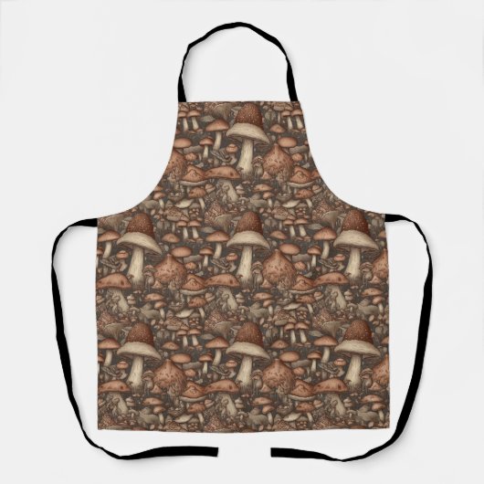 Cute Mushroom All-Over Print Schort (Voorkant)