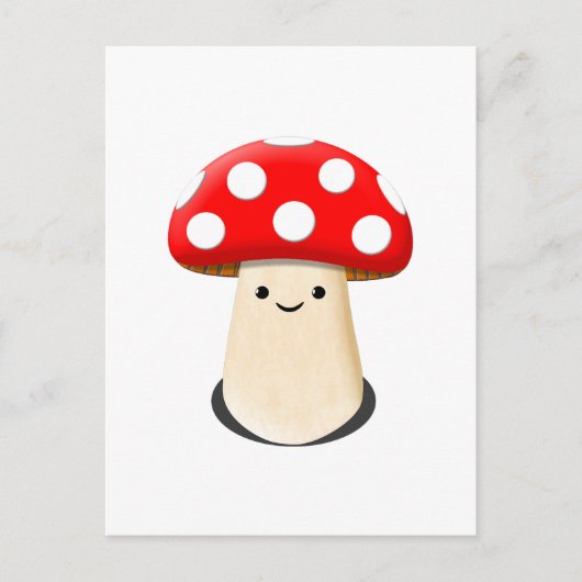 Cute Mushroom Briefkaart (Voorkant)