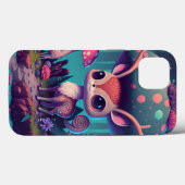 Cute Mushroom Deer Fantasy Hoesje-Mate iPhone Case (Achterkant (horizontaal))