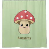Cute Mushroom Douchegordijn (Voorkant)