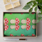 Cute Mushroom Drawing Pattern Tissuepapier (Geschenk)