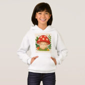 Cute Mushroom Hoodie for Kids (Voorkant volledig)