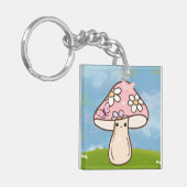Cute Mushroom Keychain (Voorkant Links)