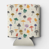 Cute Mushroom Pattern Modern Trendy Style Blikjeskoeler (Achterkant)