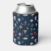Cute Mushroom Pattern Modern Trendy Style kan klun Blikjeskoeler (Blikje Achterkant)