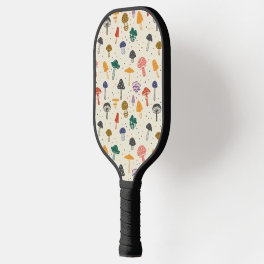 Cute Mushroom Pattern Modern Trendy Style Pickleball Paddle (Links)