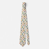 Cute Mushroom Pattern Modern Trendy Style Stropdas (Voorkant)