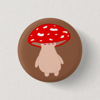 Cute Mushroom Ronde Button 3,2 Cm