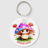 Cute Mushroom Sleutelhanger (Voorkant)