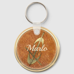 Cute Music Fan Cello Add Text Sleutelhanger