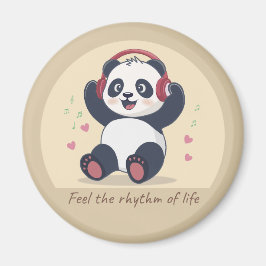 Cute Music Panda Magneet