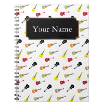 Cute Music Ukulele Pattern met Naam