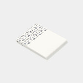 Cute Musical Notes Patroon (Schuin)