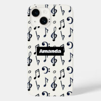 Cute Musical Notes Patroon
