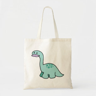 Cute Mustache Dinosaur Tote Bag