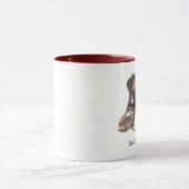 Cute Mustache Pug Coffee Mugs Mok (Midden)