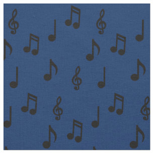 Cute Muzieknoten Musician Teacher Stof