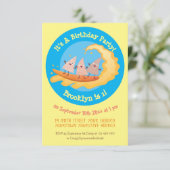 Cute nachos chips de maïs de surf invitation (Debout devant)