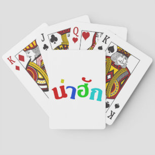 Cute ♦ Nahuk in de Thaise isan Dialect taal ♦ Pokerkaarten