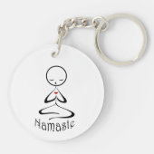 Cute Namaste sleutelhanger (Achterkant)