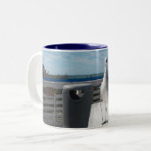 Cute Napels FL Seagull Print Coffee Mok (Voorkant links)