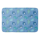Cute Narwhal Pattern Badmat (Voorkant)