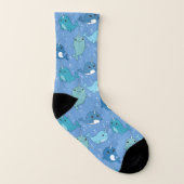 Cute Narwhal Pattern Sokken (Links binnenkant)
