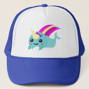 Cute Narwhal Trucker's Pet