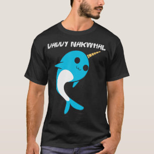 Cute Narwhal voor Mannen Boys Narwhale Narwhal Tus T-shirt