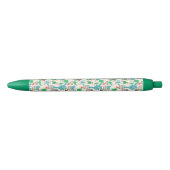 Cute Natural Floral Cacti Pattern Zwarte Inkt Pen (Voorkant)