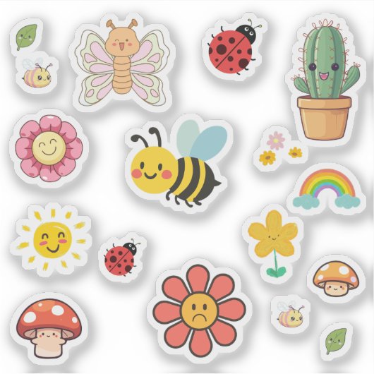 Cute Nature Stickers (Devant)