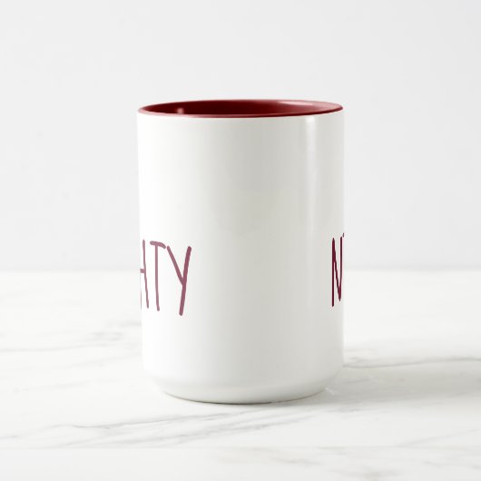 Cute Naughty en Nice Kerstmis Mok (Midden)