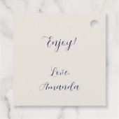 Cute Nautical Birthday Bedankjes Labels (Achterkant)