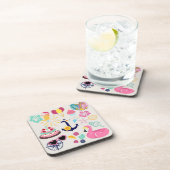 Cute Nautical Birthday Bier Onderzetter (Rechterzijde)