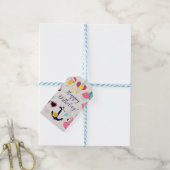   Cute Nautical Birthday Cadeaulabel (Met Touw)