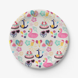 Cute Nautical Birthday Papieren Bordje