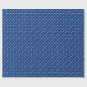 Cute Nautical Waves Pattern Cadeaupapier (Vlak)