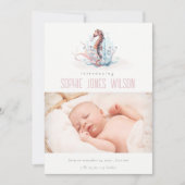 Cute Nautique Faire-part de naissance photo (Devant)